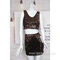 Wholesale Women's Sequins Embroidered Body Suit
